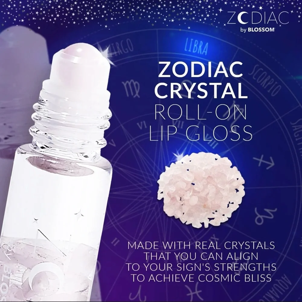 Aquarius Vanilla Roll-On Lip Gloss - Clear Shine (2-Pack)